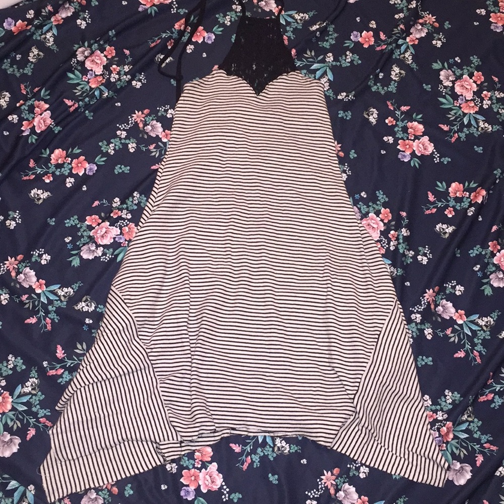 Asymmetrical Stipe Dress